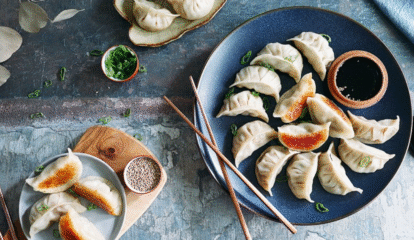Is Strong Pork Gyoza Supplied Raw or Cooked?