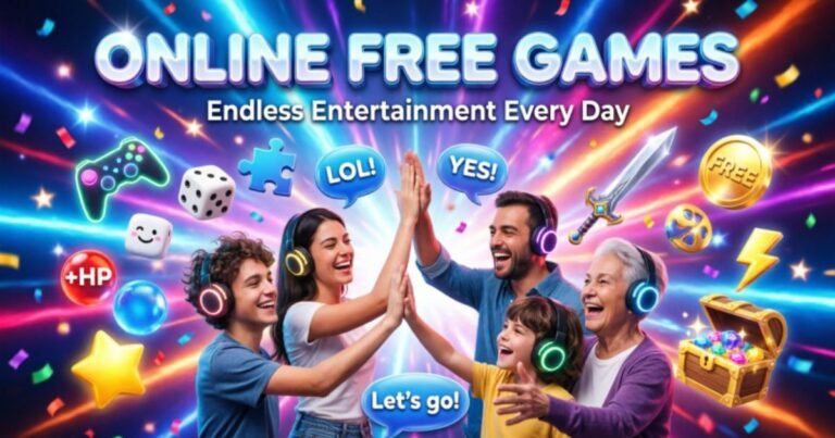 Online Free Games For Endless Entertainment Every Day