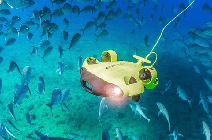 Underwater Inspection Drones With a Claw: Inspect and Retrieve in One Trip